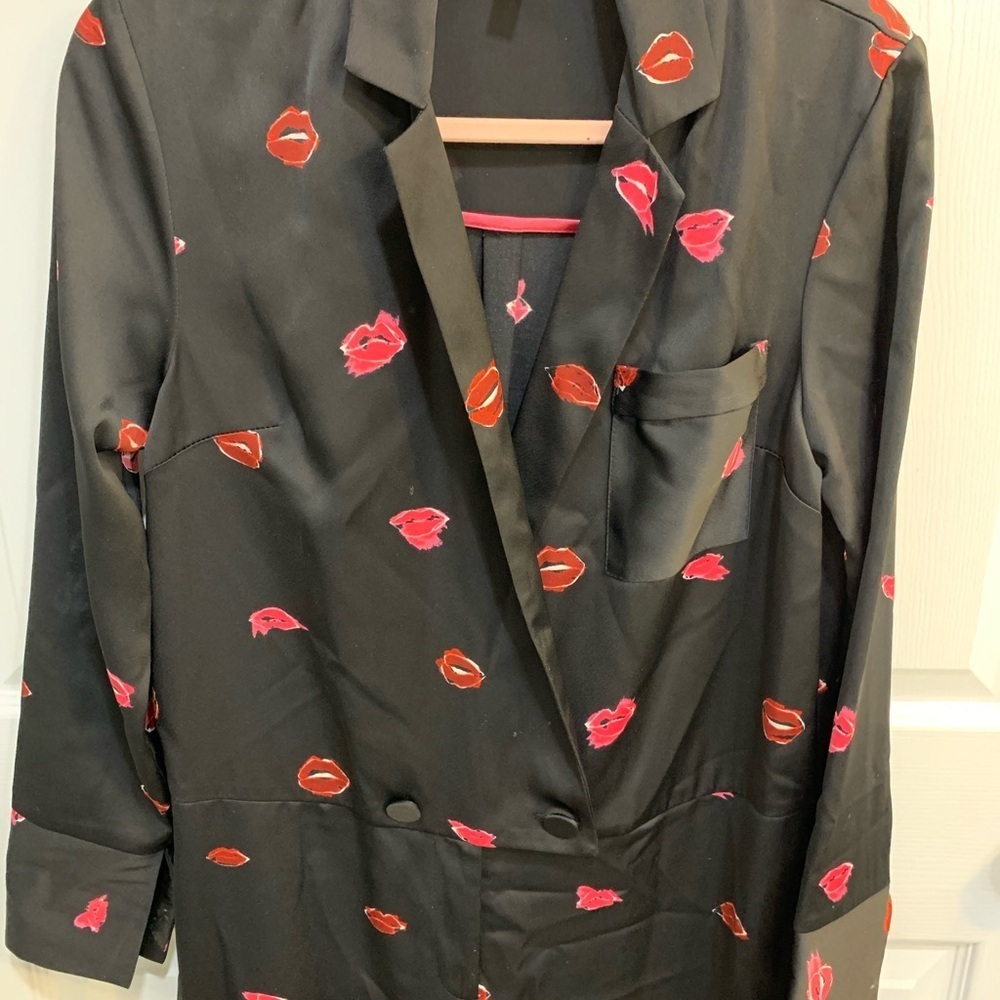 Black and Pink Women's Jumpsuit - Picture 4 of 8